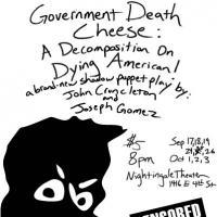 Nightingale Theater Announces GOVERNMENT DEATH CHEESE & More Upcoming Events